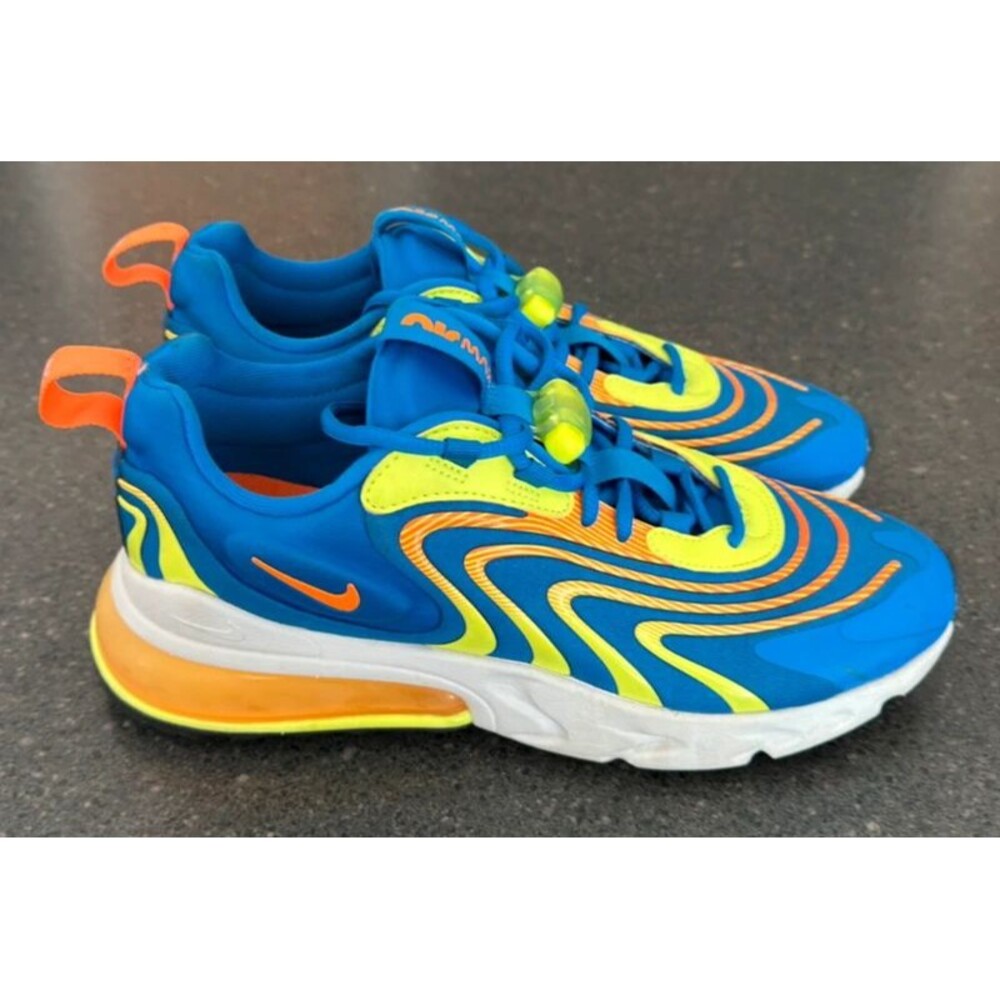 Nike Air Max 270 React ENG Soar Total Orange Volt Men’s Size 8.5